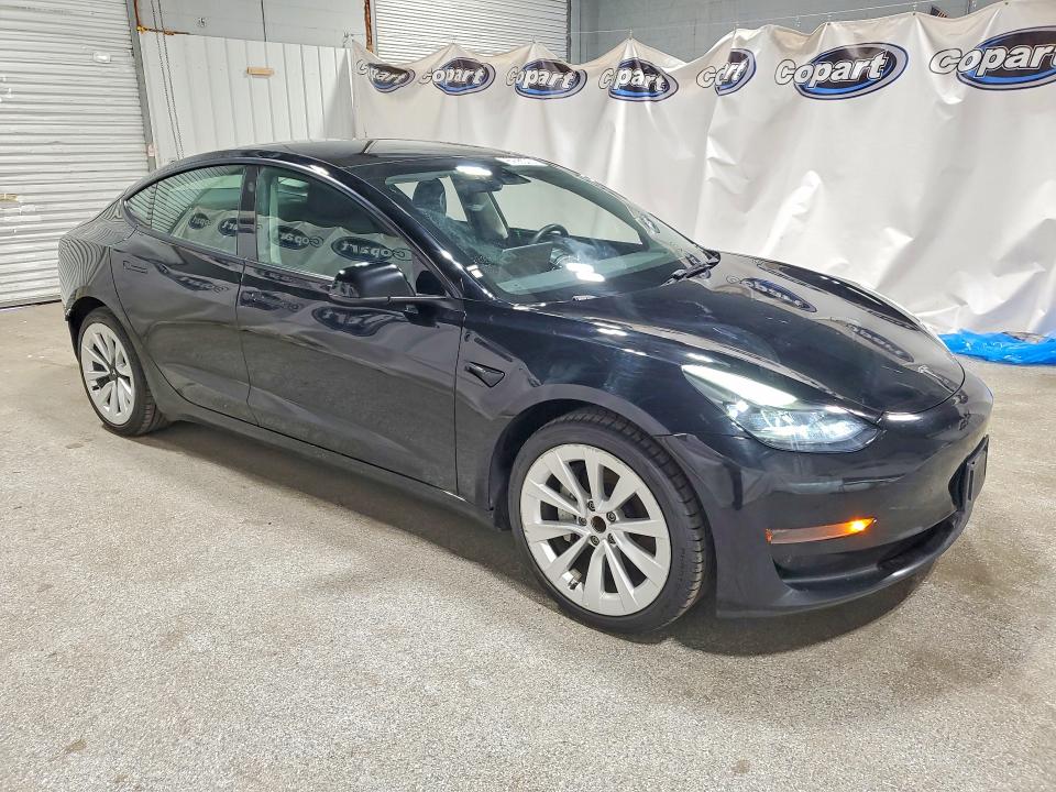 52053406 :رقم المزاد ، 5YJ3E1EA9NF291211 vin ، 2022 Tesla Model 3 مزاد بيع
