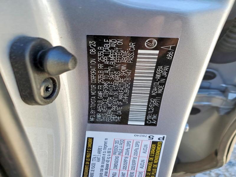 52737106 :رقم المزاد ، JTHP6JBH2R2181947 vin ، 2024 Lexus Ux 250h مزاد بيع