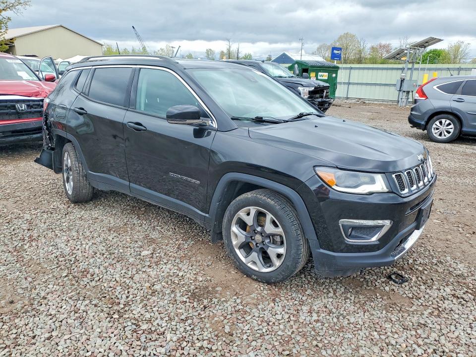 2018 Jeep Compass მანქანა იყიდება აუქციონზე, vin: 3C4NJDCBXJT117726, აუქციონის ნომერი: 53557156