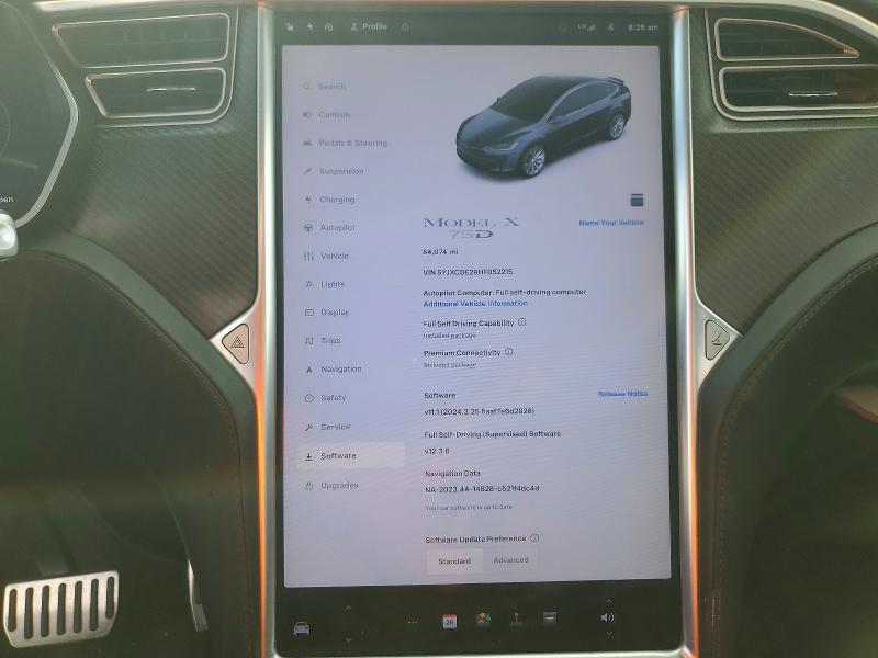 Продаж на аукціоні авто 2017 Tesla Model X, vin: 5YJXCDE29HF052215, номер лоту: 54543386