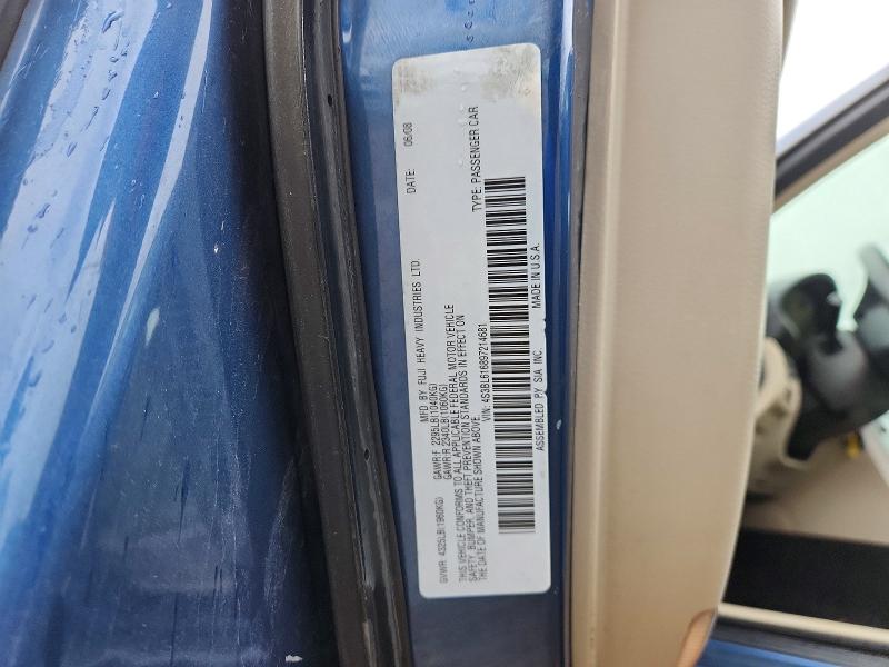 Aukcja sprzedaży 2009 Subaru Legacy, vin: 4S3BL616897214681, numer aukcji: 51665896