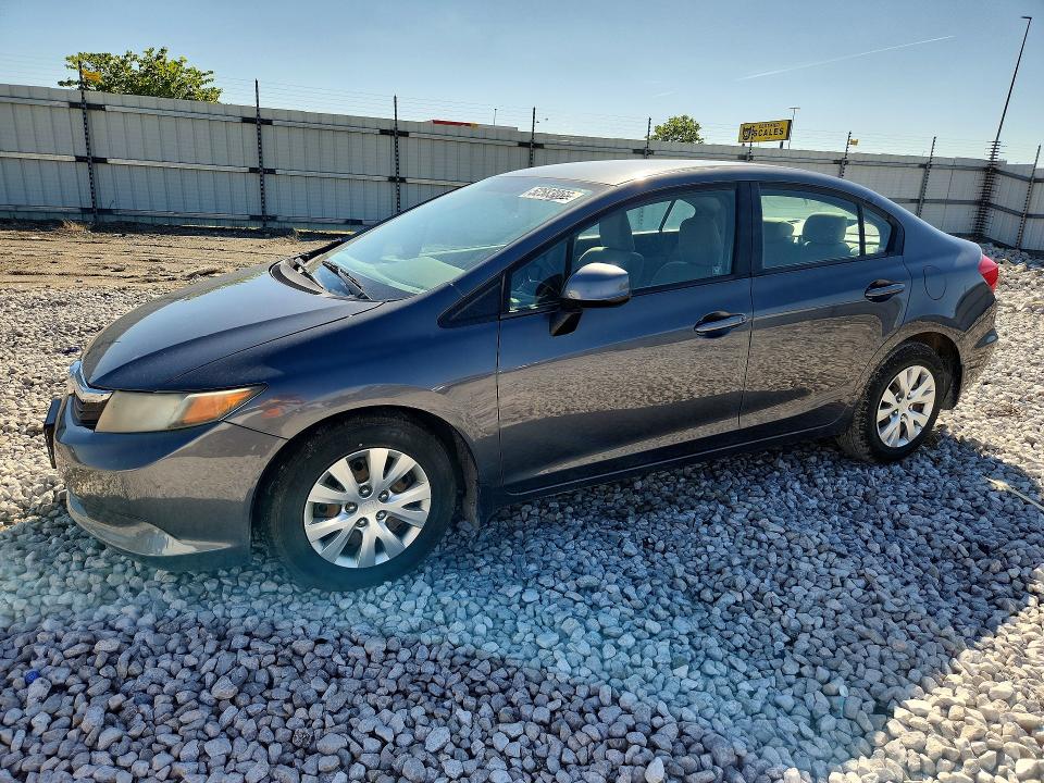 Auction sale of the 2012 Honda Civic, vin: 19XFB2F55CE018234, lot number: 52583066