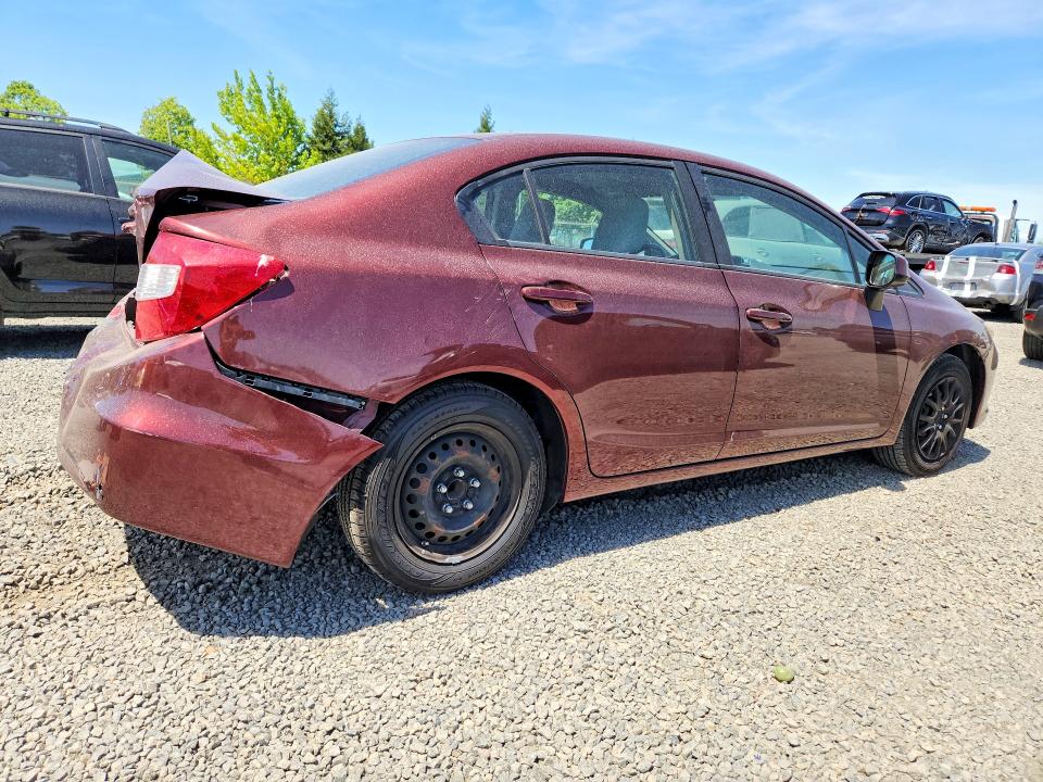Продаж на аукціоні авто 2012 Honda Civic, vin: 19XFB2F51CE322824, номер лоту: 52759836