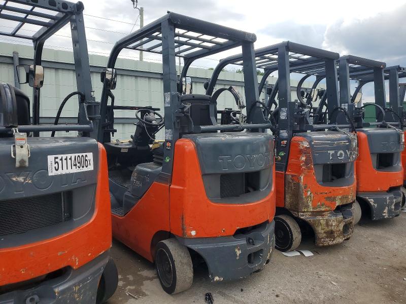 54765516 :رقم المزاد ، 76152 vin ، 2016 Toyota Na-20 Forklift مزاد بيع