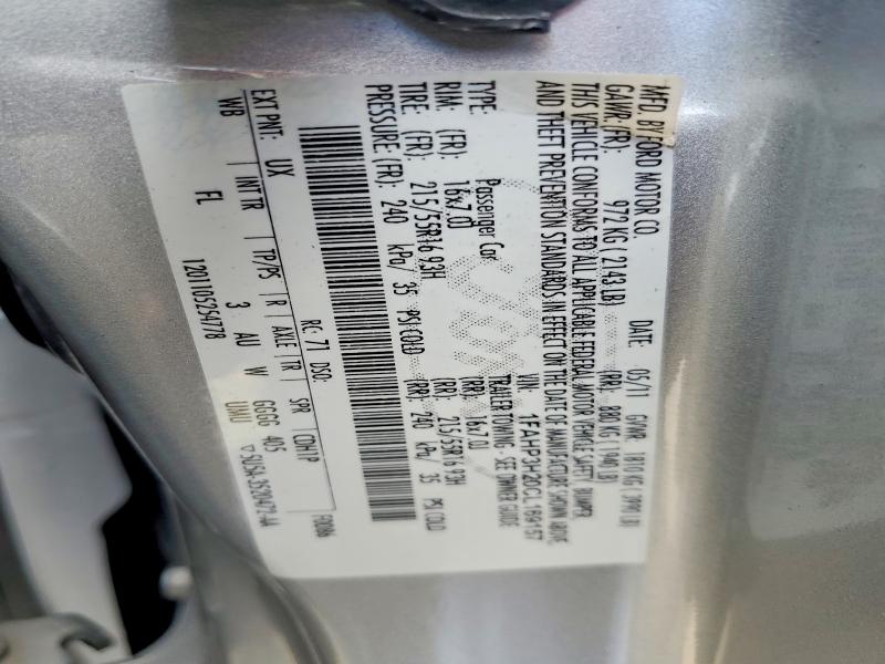 Aukcja sprzedaży 2012 Ford Focus, vin: 1FAHP3H20CL169157, numer aukcji: 55030116