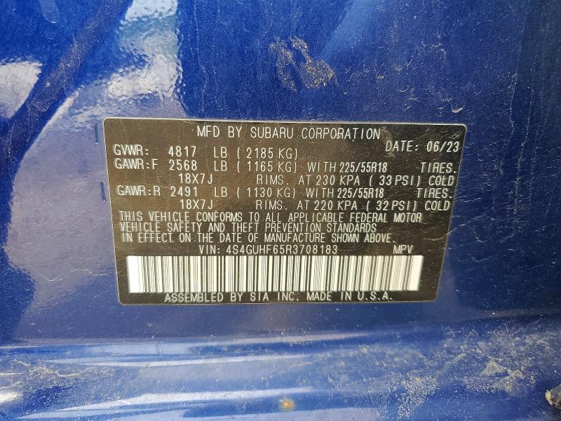 Продаж на аукціоні авто 2024 Subaru Crosstrek, vin: 4S4GUHF65R3708183, номер лоту: 53810266