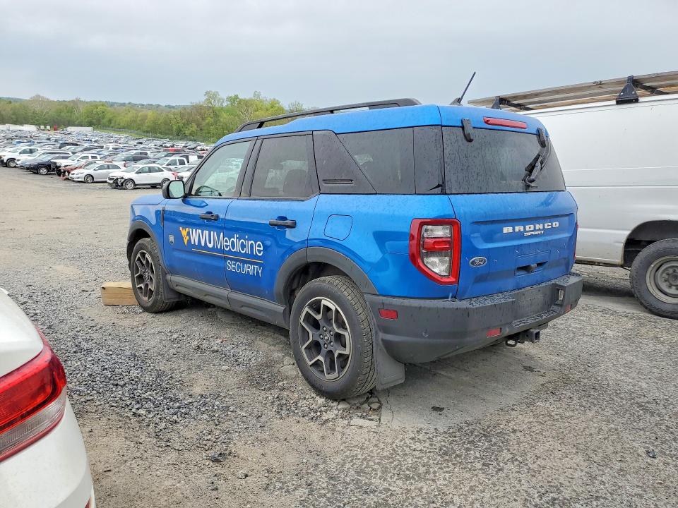 52844496 :رقم المزاد ، 3FMCR9B6XNRD92092 vin ، 2022 Ford Bronco Sport مزاد بيع