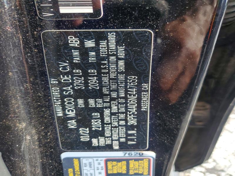 Продажа на аукционе авто 2022 Kia Forte, vin: 3KPF54AD6NE447659, номер лота: 53908706