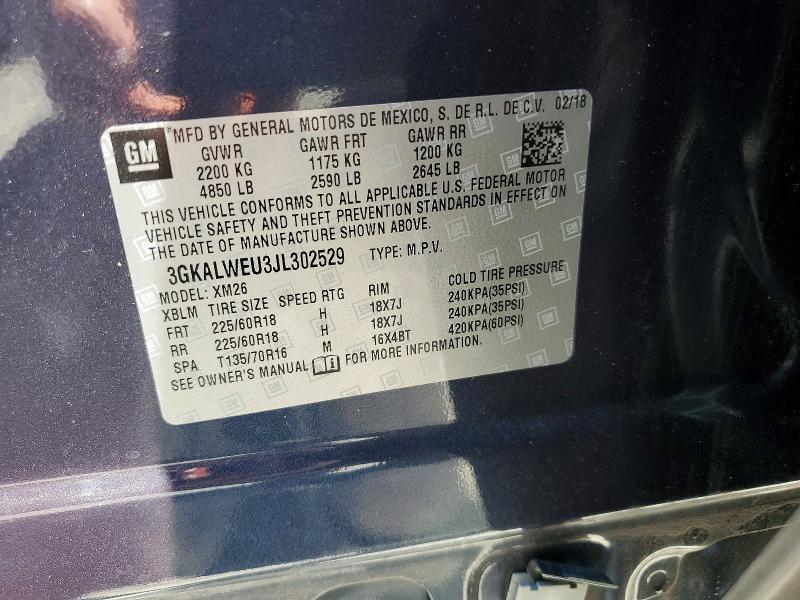 Продаж на аукціоні авто 2018 Gmc Terrain, vin: 3GKALWEU3JL302529, номер лоту: 53631026
