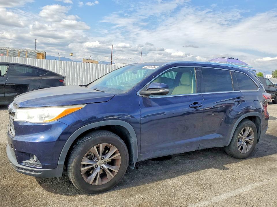 2014 Toyota Highlander მანქანა იყიდება აუქციონზე, vin: 5TDJKRFH3ES019680, აუქციონის ნომერი: 55218106