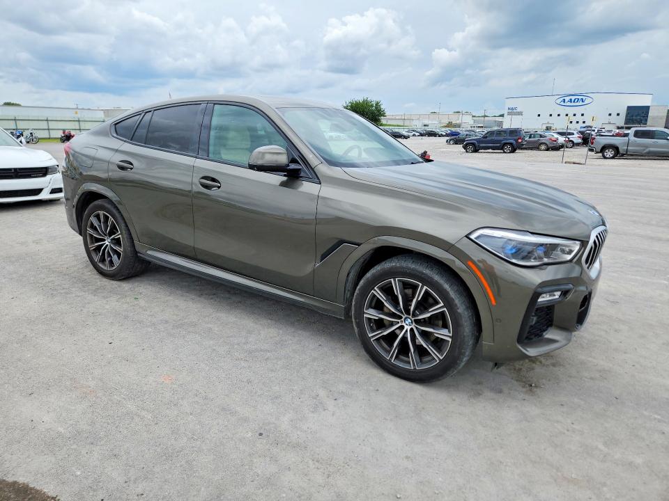 2021 Bmw X6 მანქანა იყიდება აუქციონზე, vin: 5UXCY4C07M9D83172, აუქციონის ნომერი: 55221826