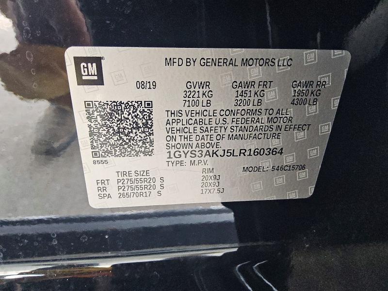 Продажа на аукционе авто 2020 Cadillac Escalade, vin: 1GYS3AKJ5LR160364, номер лота: 53293396