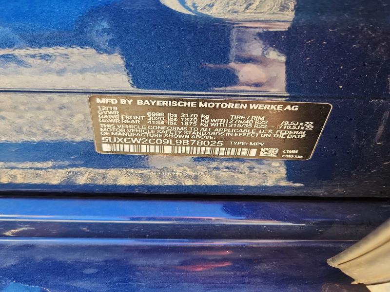Aukcja sprzedaży 2020 Bmw X7, vin: 5UXCW2C09L9B78025, numer aukcji: 52995256