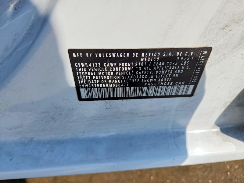 Продажа на аукционе авто 2021 Volkswagen Jetta, vin: 3VWC57BU9MM080471, номер лота: 53727416