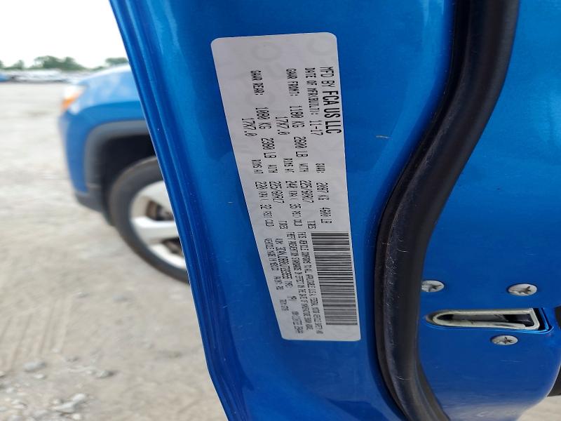 Продаж на аукціоні авто 2018 Jeep Compass, vin: 3C4NJDBB0JT223555, номер лоту: 54230196