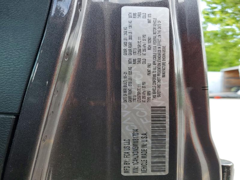 Продаж на аукціоні авто 2021 Jeep Wrangler Unlimited, vin: 1C4HJXDN5MW817014, номер лоту: 54659926