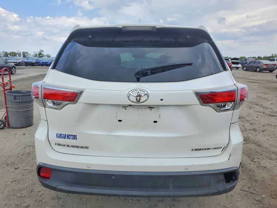 2015 Toyota Highlander მანქანა იყიდება აუქციონზე, vin: 5TDDKRFH7FS182606, აუქციონის ნომერი: 53170716