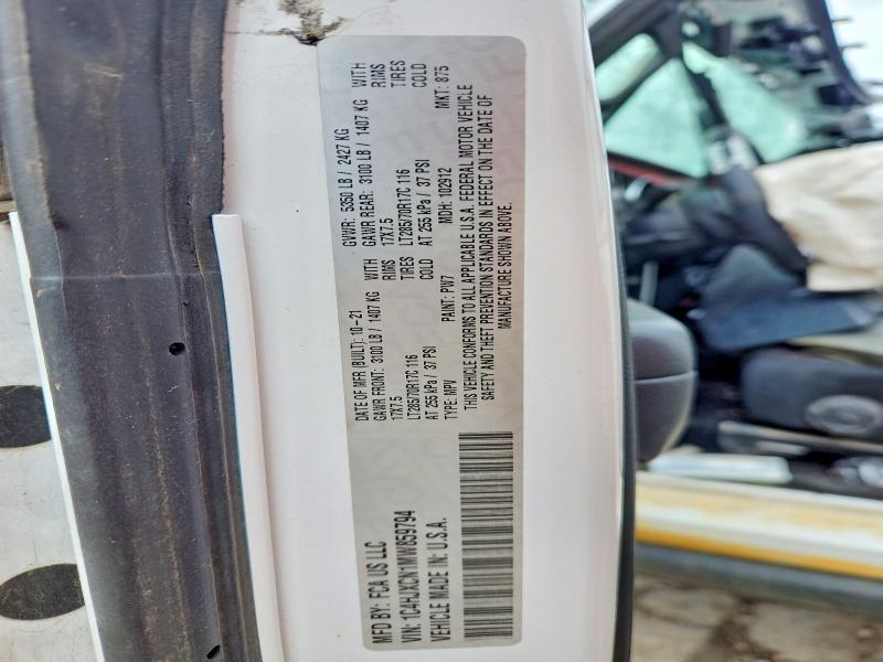 Продажа на аукционе авто 2021 Jeep Wrangler, vin: 1C4HJXCN1MW859794, номер лота: 54618016