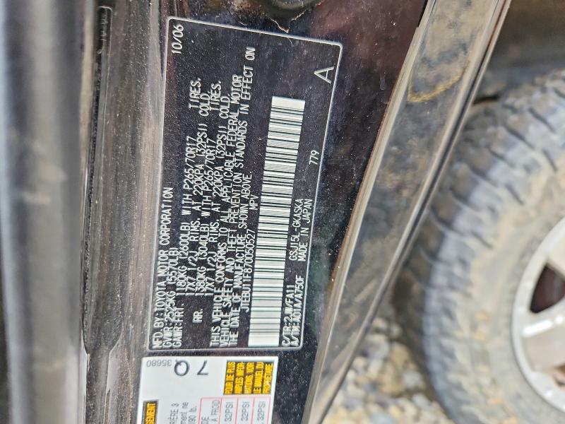 Aukcja sprzedaży 2007 Toyota Fj Cruiser, vin: JTEBU11F870050527, numer aukcji: 54015396