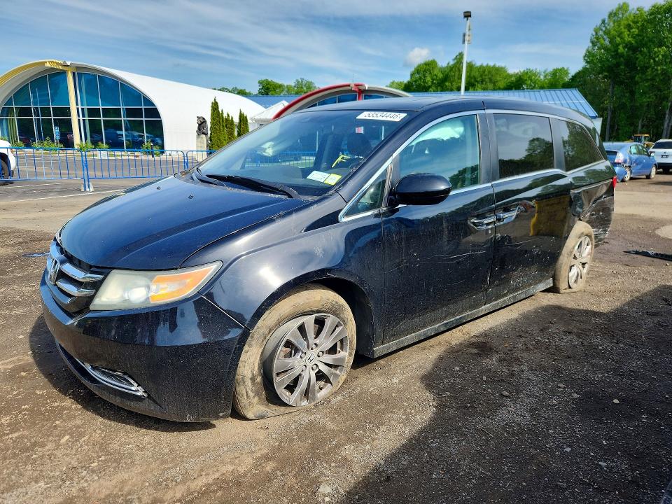 53534446 :رقم المزاد ، 5FNRL5H65EB118056 vin ، 2014 Honda Odyssey مزاد بيع