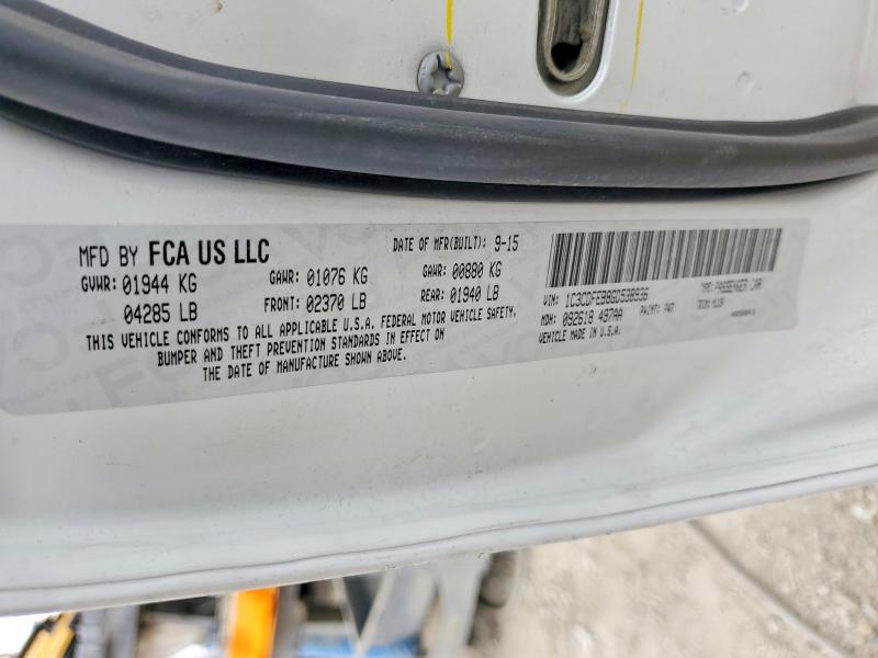 2016 Dodge Dart მანქანა იყიდება აუქციონზე, vin: 1C3CDFEB8GD538936, აუქციონის ნომერი: 55373116