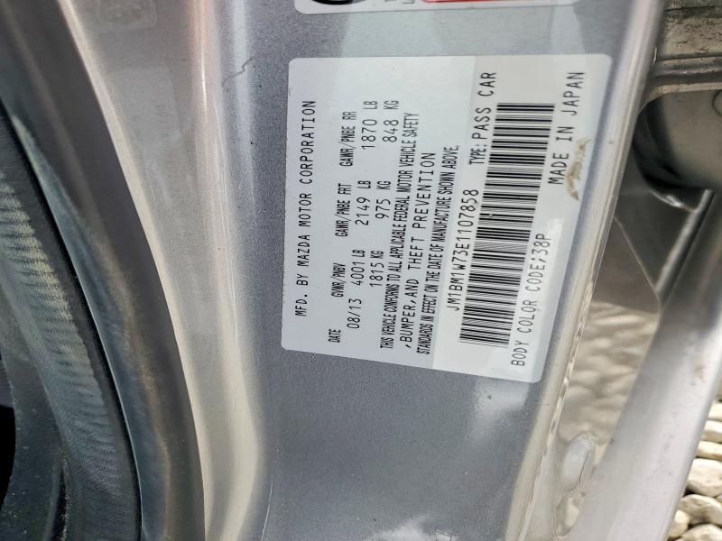 Продаж на аукціоні авто 2014 Mazda 3, vin: JM1BM1W73E1107858, номер лоту: 52268396