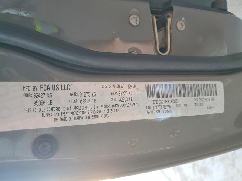 Aukcja sprzedaży 2017 Chrysler 300, vin: 2C3CCAGG3HH538989, numer aukcji: 53947256