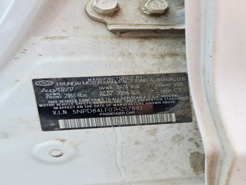 Продажа на аукционе авто 2018 Hyundai Elantra, vin: 5NPD84LF0JH257892, номер лота: 53423016