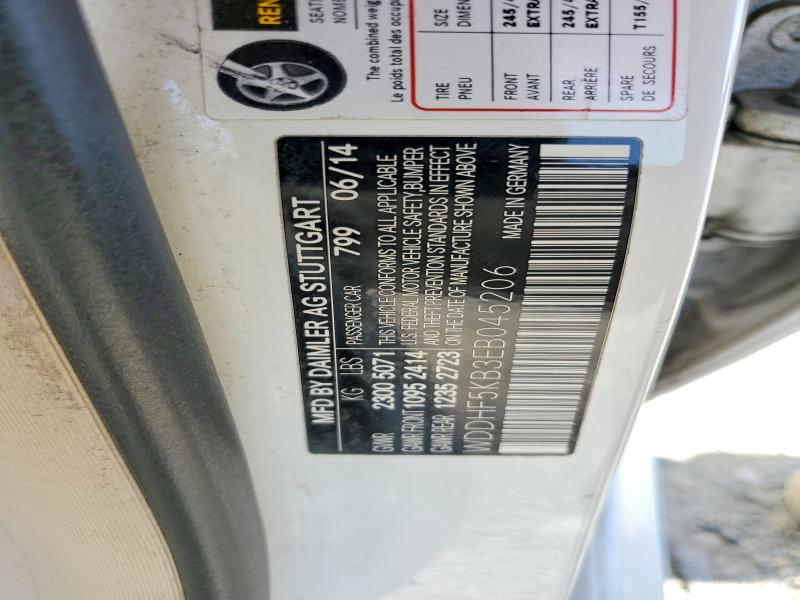 Продажа на аукционе авто 2014 Mercedes-benz E, vin: WDDHF5KB3EB045206, номер лота: 52056036