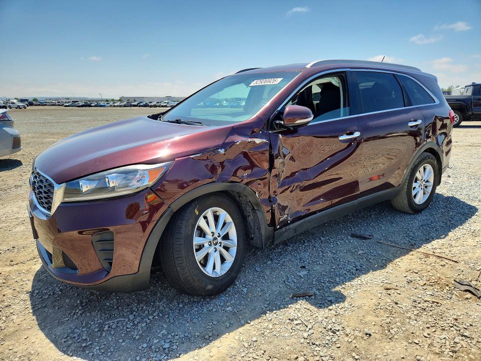 52936926 :رقم المزاد ، 5XYPGDA30LG634949 vin ، 2020 Kia Sorento مزاد بيع