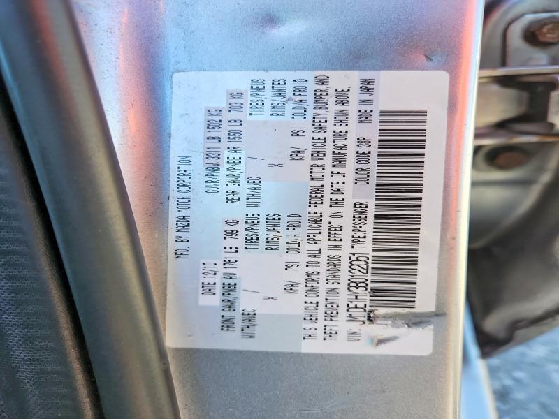 52521646 :رقم المزاد ، JM1DE1HY3B0122051 vin ، 2011 Mazda Mazda 2 مزاد بيع