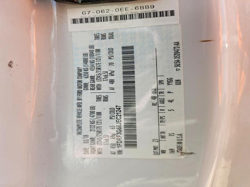 Продаж на аукціоні авто 2018 Ford F350, vin: 1FDRF3G66JEC21247, номер лоту: 53107966