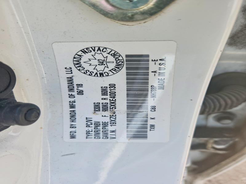 50223466 :رقم المزاد ، 19XZE4F5XKE400130 vin ، 2019 Honda Insight مزاد بيع