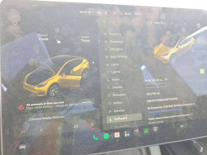 Aukcja sprzedaży 2021 Tesla Model Y, vin: 5YJYGDEE3MF140450, numer aukcji: 54881986