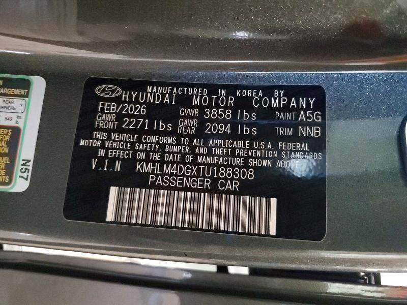 2026 Hyundai Elantra მანქანა იყიდება აუქციონზე, vin: KMHLM4DGXTU188308, აუქციონის ნომერი: 55310066
