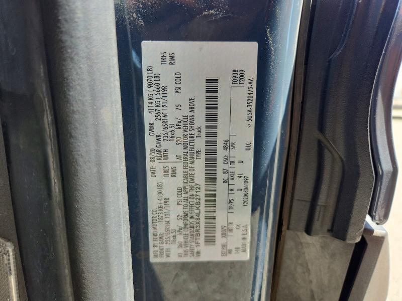 Aukcja sprzedaży 2020 Ford Transit, vin: 1FTBR3X84LKB27127, numer aukcji: 52422326