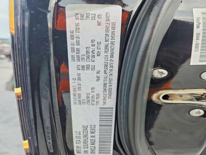 52247206 :رقم المزاد ، 3C6UR5HL9NG328482 vin ، 2022 Ram 2500 مزاد بيع