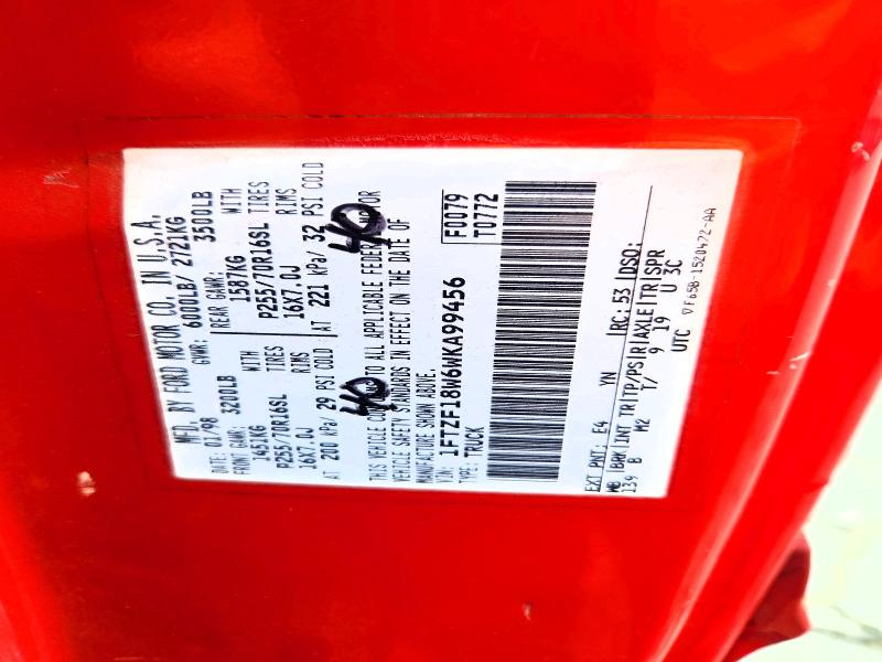 Aukcja sprzedaży 1998 Ford F150, vin: 1FTZF18W6WKA99456, numer aukcji: 54483436