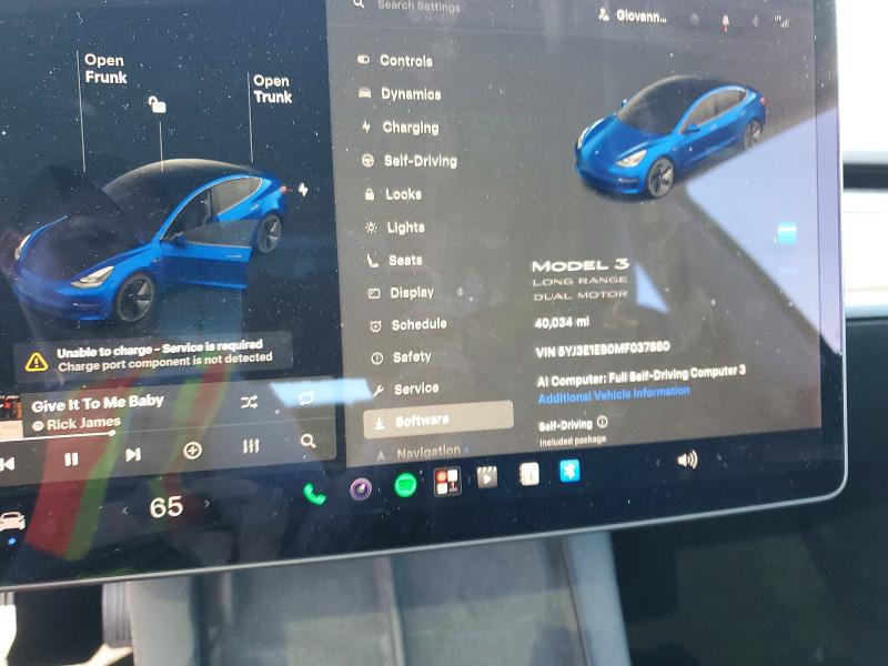 Продаж на аукціоні авто 2021 Tesla Model 3, vin: 5YJ3E1EB0MF037880, номер лоту: 52804136