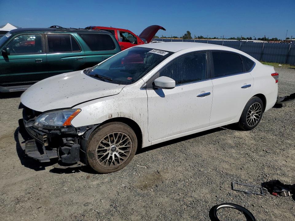 53070886 :رقم المزاد ، 3N1AB7AP3EL661330 vin ، 2014 Nissan Sentra مزاد بيع