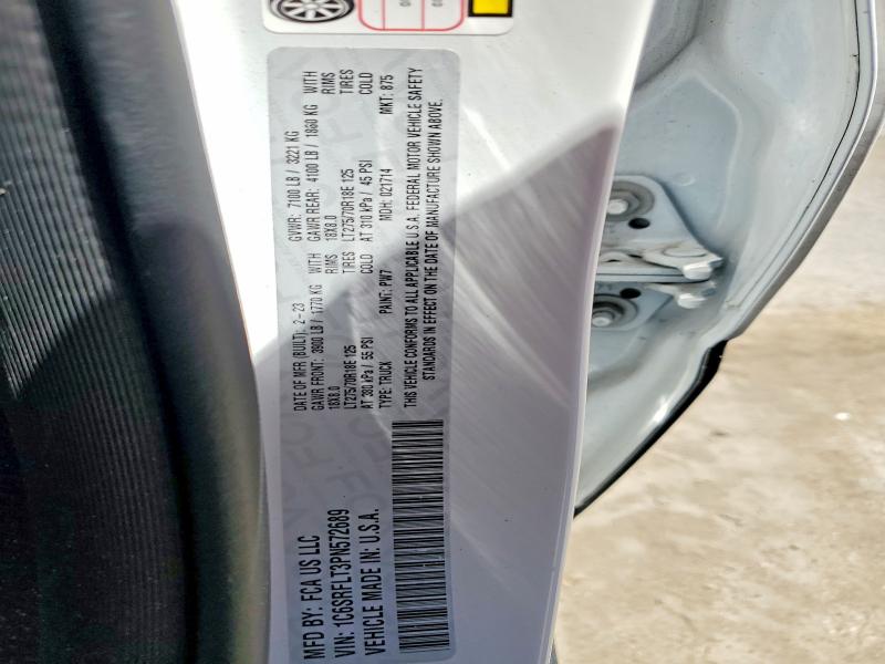 Продаж на аукціоні авто 2023 Ram 1500, vin: 1C6SRFLT3PN572689, номер лоту: 52767766
