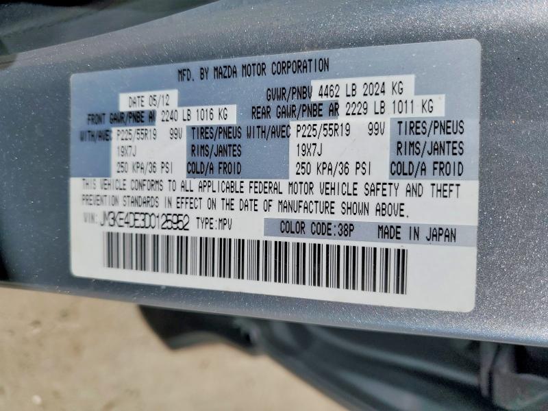 Aukcja sprzedaży 2013 Mazda Cx-5, vin: JM3KE4DE3D0125952, numer aukcji: 50962556
