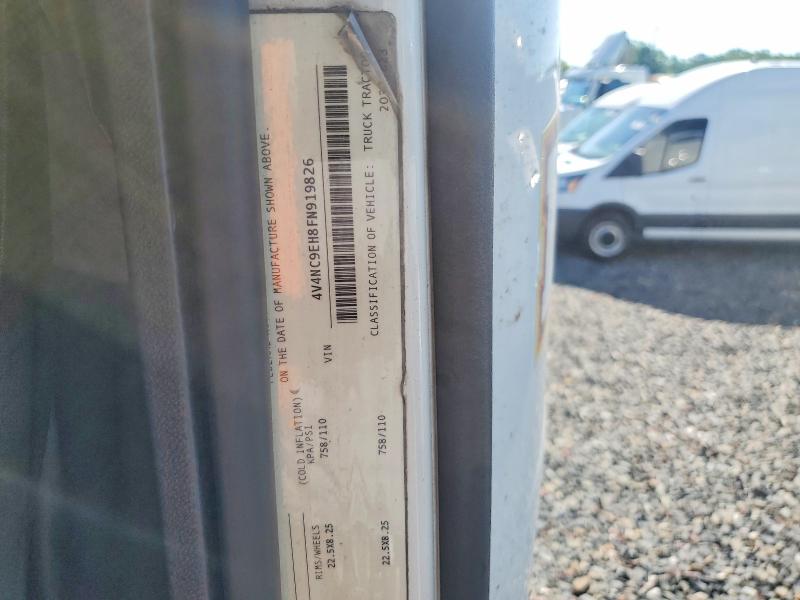 2015 Volvo Vn Vnl მანქანა იყიდება აუქციონზე, vin: 4V4NC9EH8FN919826, აუქციონის ნომერი: 55596096