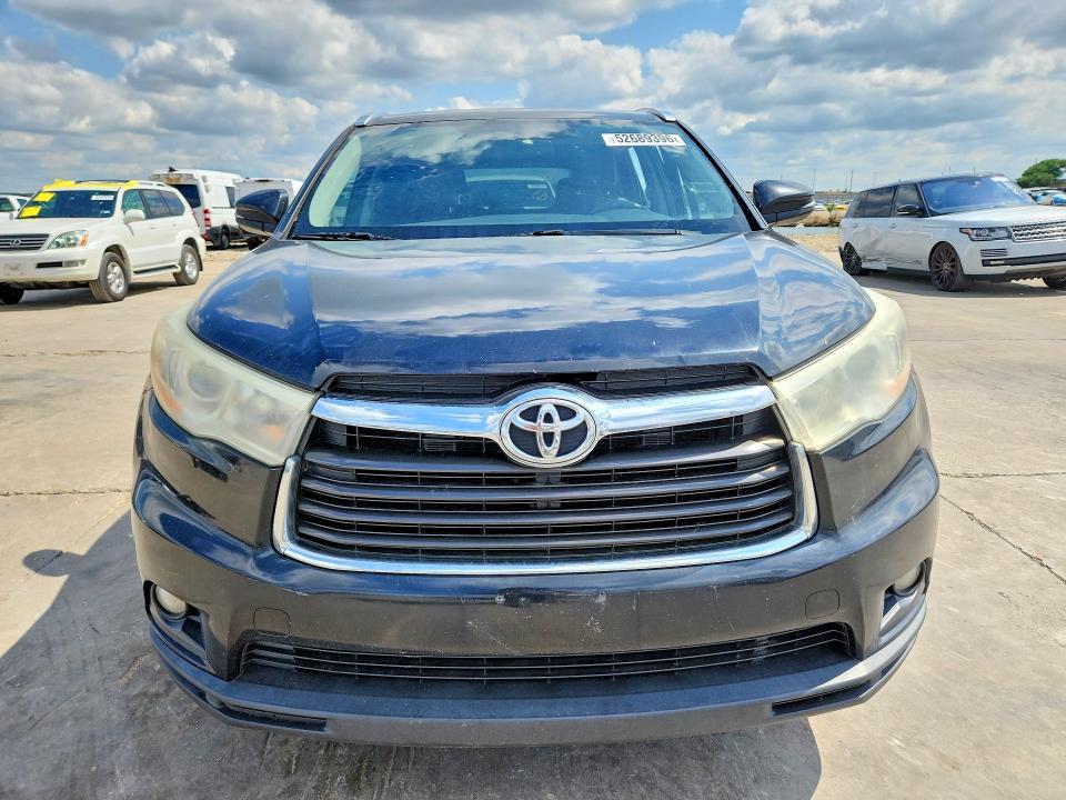 Продаж на аукціоні авто 2014 Toyota Highlander, vin: 5TDJKRFH6ES061440, номер лоту: 52689396