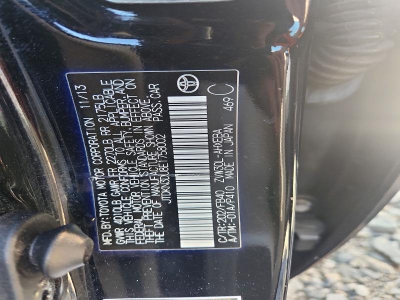 55125866 :رقم المزاد ، JTDKN3DU8E1758002 vin ، 2014 Toyota Prius مزاد بيع