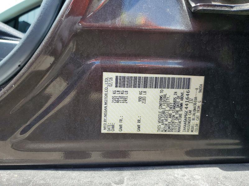 Aukcja sprzedaży 2016 Nissan Maxima, vin: 1N4AA6AP6GC441646, numer aukcji: 54468836