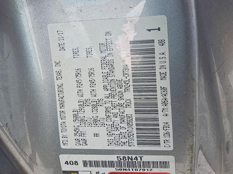 Продаж на аукціоні авто 2018 Toyota Tacoma, vin: 5TFSX5EN7JX058203, номер лоту: 52008306