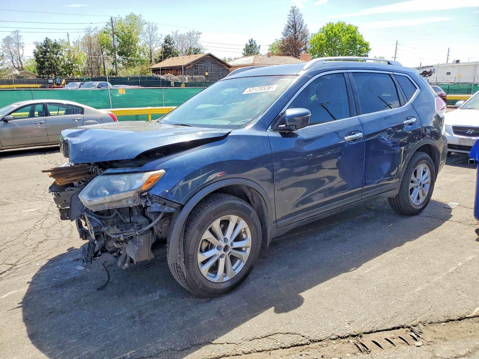 2016 Nissan Rogue მანქანა იყიდება აუქციონზე, vin: KNMAT2MV0GP614268, აუქციონის ნომერი: 53128536