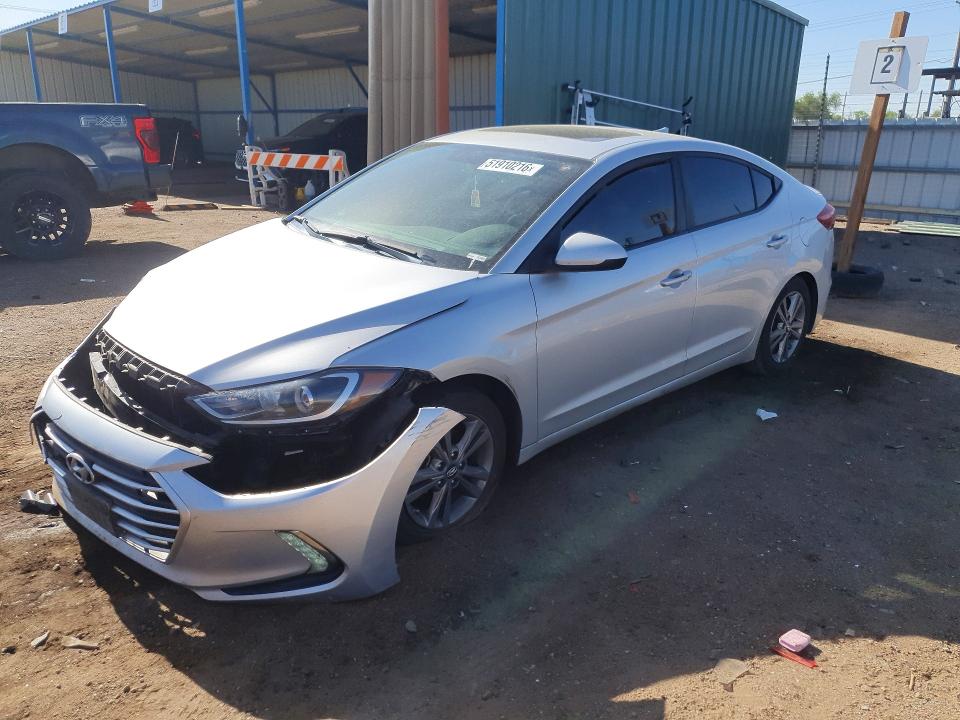2018 Hyundai Elantra მანქანა იყიდება აუქციონზე, vin: 5NPD84LF4JH370647, აუქციონის ნომერი: 51910216