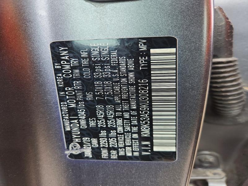 Продажа на аукционе авто 2019 Hyundai Kona, vin: KM8K53A59KU308216, номер лота: 52959056